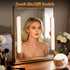 Set 2 Dimmable 3 cambk of Wireless Vanity Makeup Lights for Mirror, Rechargeable LED Stick On Light Bar for Bathroom