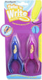 PenAgain Twist 'N Write 2 Pack Kids Learning Writing, Assorted Colors