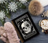 Tarot Skull Moon Sun Notebook, Kinda Emotional Kinda Emotionless Motivational Skeleton Journals, Flower Hardcover