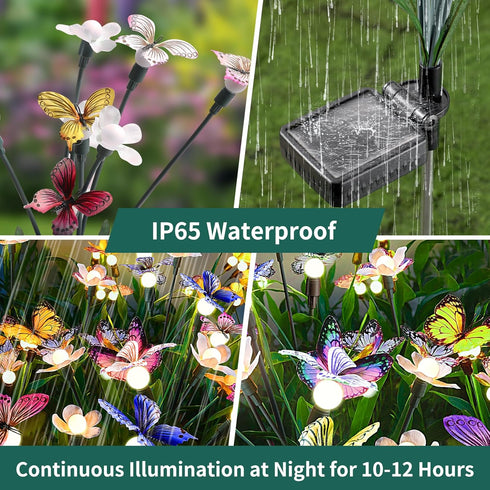 Solar Garden Lights - Solar Lights Outdoor Garden, Garden Lights Solar Powered, Decor for Garden, Yard, Patio, Pathway,