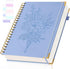Spiral Notebook, 8.5" x 11", College Ruled, Hardcover Notebook with Numbered Pages, Blue