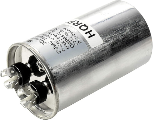 HQRP 30uF 370V Run Capacitor for AC Electric Motor Start HVAC Blower Compressor Pump 30MFD CBB65