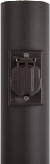 Solus SCO-338Z 120V Grounded Convenience Electrical Outlet for Outdoor Lamp Post and Poles, Energy Saving and Weather Resistant, UL Listed, Bronze by Solus