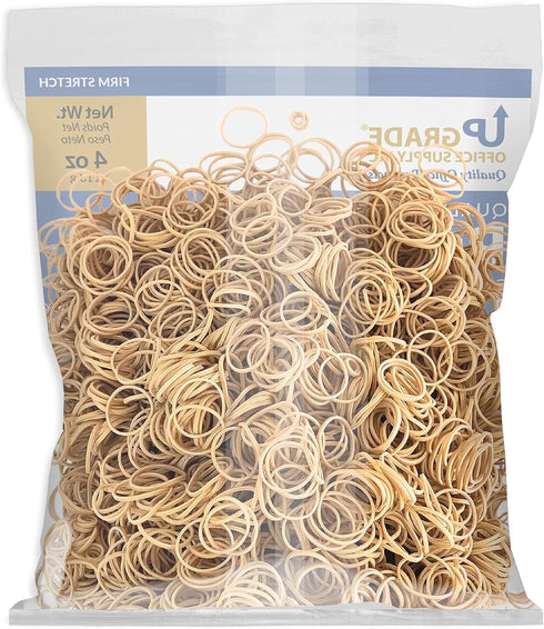 Upgrade Office Supply UPG23710 Rubber Bands, Size #10 (1-1/4 x 1/16"), 1/4 lb. Bag, Approx. 925 Bands, Made in USA