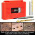 Set, 37# 6542 (18-Pieces) Screw Extractor Cr-Mo & HSS Steel Cobalt Left-Hand Drill Bit, Easy Out Broken Bolt Remover