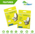 120 18" 15", 12 Packs Disposable Toilet Seat Covers - Sheets of XL Flushable Toilet Seat Covers for Potty Training