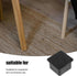 10pcs 38x38mm NUOBESTY PVC Soft Rubber Furniture Leg Caps Anti-Slip Tube End Covers for Chairs Tables Shelves Floor