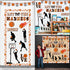 gisgfim Basketball Bulletin Board Decoration Set, Background Paper & Borders for Classroom School Game Craft