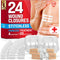 Emergency Wound Closure Strips - 24pk - 3 Types Easy to Use