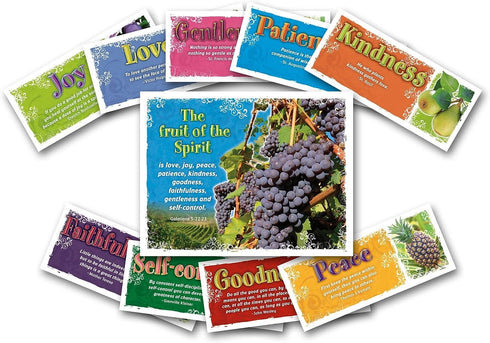 North Star Teacher Resource Fruit of The Spirit Bulletin Board Set