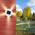 LED Outdoor Solar Wall Sconce - Plum Blossom Design for Garden & Patio Lighting