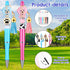 Teling 12 Pcs Plastic Beadable Black Ink Ballpoint Pens with Assorted Spacer Beads, Tassels, and Lobster Clasps for DIY