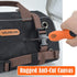 15-Pockets 15L WELKINLAND Heavy-Duty Waxed Canvas Tool roll, Tool Wrap Roll, Tool Up Roll Bags, Tool Bag Roll, Tool