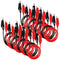 8 Groups Insulated Alligator Clips Electrical Test Leads, 1M Double-Ended Jumper Wires for Circuit Connection Experiment