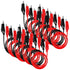 8 Groups Insulated Alligator Clips Electrical Test Leads, 1M Double-Ended Jumper Wires for Circuit Connection Experiment