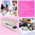 TISHAA Bling Crystal Rhinestone Full Size Stapler for Work, Office (White Base)