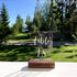 UNIQOOO 5 Pack Rustic Table Numbers Display Stands | Acrylic Sign Holders | Place Card Holder for Wedding Party Events