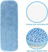 Reusable Microfiber Mop Pads, 6 Pack 18''x 6'' Mop Head Replacement for Wet/Dry Home & Commercial Cleaning