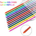 JOVITEC 3 Pieces 2.0 mm Mechanical Pencil with Color and Black Cases - Refills for Students & Teachers, Draft Drawing