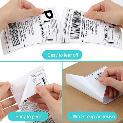 4x6 Joyberg Thermal Labels, Shipping Labels, Strong Adhesive Thermal Label, White Printer Paper/Label