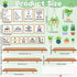 Set Motivational Bookshelf Bulletin Board Greenery Back to School Classroom Decoration Potted Plant Eucalyptus Paper
