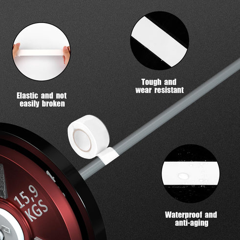 2 Rolls Self-Fusing Silicone Tapes, 1 inch x 10ft, Waterproof Hose Repair Tape for Pipe Leaks Emergency