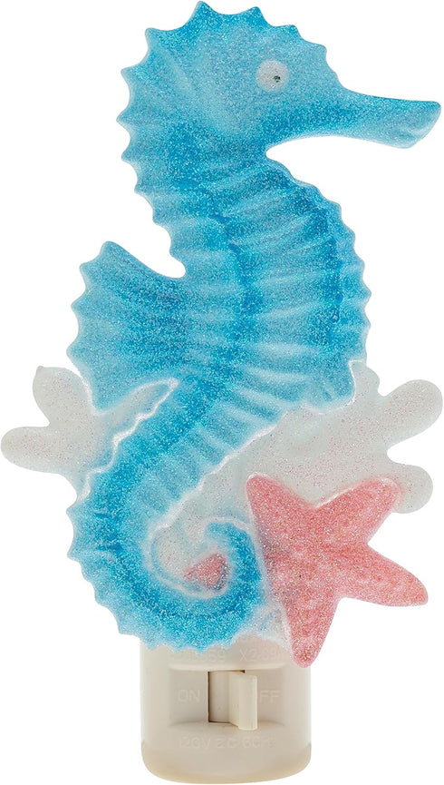 Creative Hobbies Coastal Seahorse Night Light - Includes 5W C7 and Rotational