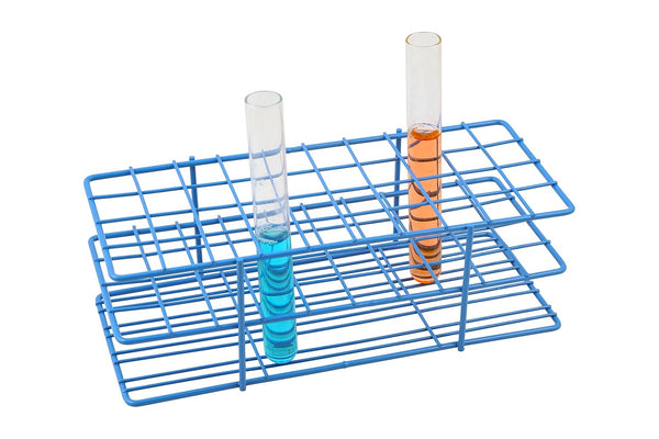 EISCO Wire Test Tube Rack - Holds 40 Tubes with 18-20mm Diameter, Epoxy-Coated Steel