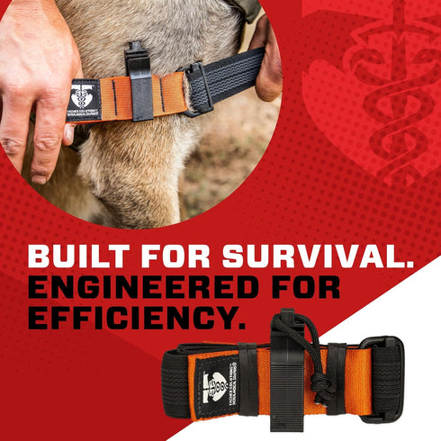 TacMed K9 Solutions Tourniquet, Dog Emergency First Aid Equipment for Massive Hemorrhage Control Made in the USA