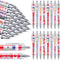 Treela 24 Pcs International Flag Pens, World Flag Ballpoint Pens, Retractable Ink Pens for Events