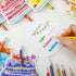 Panelee 72 Pcs Happy Birthday Pencils and Greeting Cards Set, Colorful Printed Birthday Pencils with Erasers