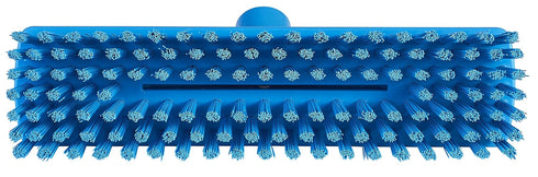 Vikan 70413 Deck Scrub Brush, 10-3/4"L, Stiff, Blue