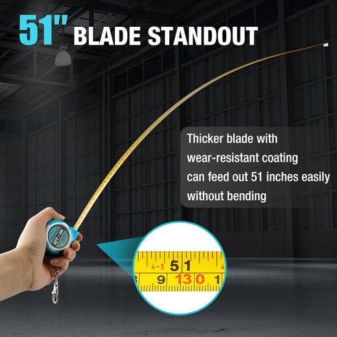 DURATECH Mini Tape Measure, 2 PCS 6FT Inch/Metric, Retractable Keychain Measurement Tape, Portable