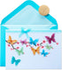 Papyrus Blank Card, Cherry Blossom Design