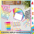 Aurtho 99 60 24 8 7 Pcs Science Fair Board Supplies Trim Scalloped Bulletin Board Borders Presentation Subtitles