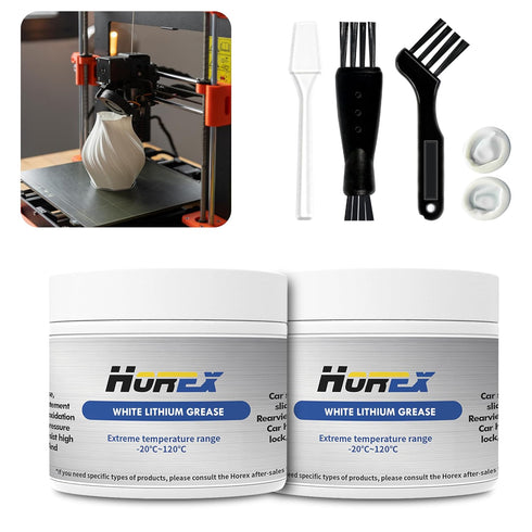 2pcs 3D Printer Lithium Grease 3.53oz Lubricant Printing Machine Lead Screw Gear