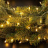 33FT 300 Firecracker String Lights LED Warm White Plug in Indoor Silver Wire LED Cluster Fairy Lights with Remote