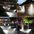 4 Pack 2-in-1 Peasur Solar Spot Lights - Outdoor Waterproof Auto On/Off Solar Landscape Lighting for Outside Yard