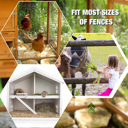 1/2 Inch 16in 50ft 21 Tatuo Hardware Cloth x Hot Dip Galvanized After Welded Cage Mesh Rolls Gauge Metal Chicken Wire