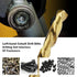 10-Piece Screw Extractor and Left Hand Drill Bit Set, Bolt Extractors for Removing Broken Studs, Bolts, Socket Screws,