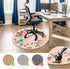 ujdnspda 47"X 47" Office Chair Mat for Hardwood Floor Round Gaming Rolling Chairs Rugs for Office Computer Desk Chair