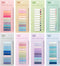 Mr. Pen Sticky Tabs, 1600 Pcs Colorful Transparent Book Tabs, Page Markers for Annotating Books