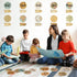 Classroom Jobs Bulletin Board Set, Travel The Map Teacher's Helper Charts, Chalkboard Wall Decor for Classroom