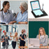 Tenceur 10 Pcs Thank You Gifts Sticky Note Holders - Appreciation Gifts for Employee Coworker with PU Leather Box