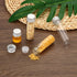 PATIKIL 25 Pack 10ml Clear Glass Vials, Small Liquid Sample Bottles with Screw Caps, Plastic Stoppers, 64 Labels