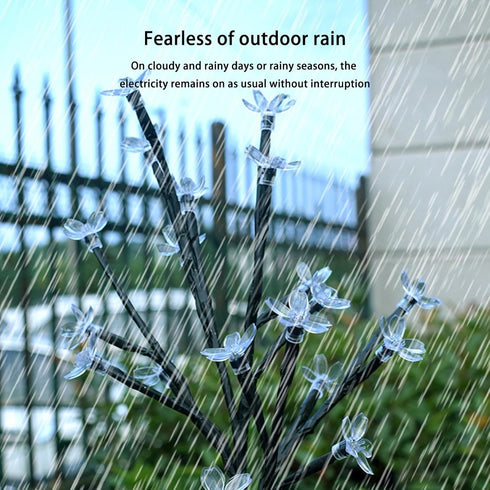 Generic Ip42, Solar Lights with Flower Shape, Solars Garden Light Waterproof Colorful Solar Stake Lights Outdoor