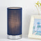 Lampwell FION Small Table Lamp for Living Room, Modern Night Table Lamp, 3.94 H8.27IN, Dark Blue (Bulb Excluded)
