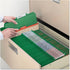Smead Pressboard Classification File Folder - SafeSHIELD Fasteners, 2 Dividers, 2" Expansion, Letter Size, Green