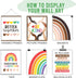 Hadley Designs Diversity Posters for Classroom Elementary, Inclusive Everyone Is Welcome Decor, Rainbow Multicultural
