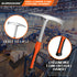 glorousamc Hammer,28oz Hammer Set Welding/Chipping Professional Slag Removal and Wire Brush Forged Steel Construction